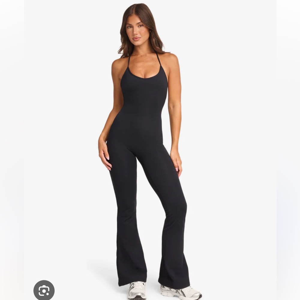 CSB Black Halter Jumpsuit
